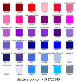 Pretty Colors And Names