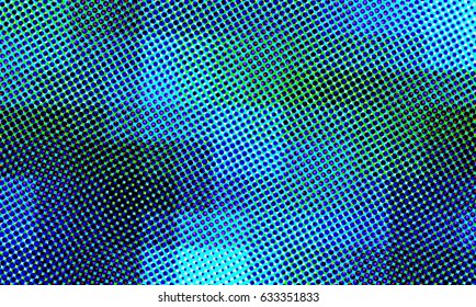 Color Halftone Pixel Pattern.