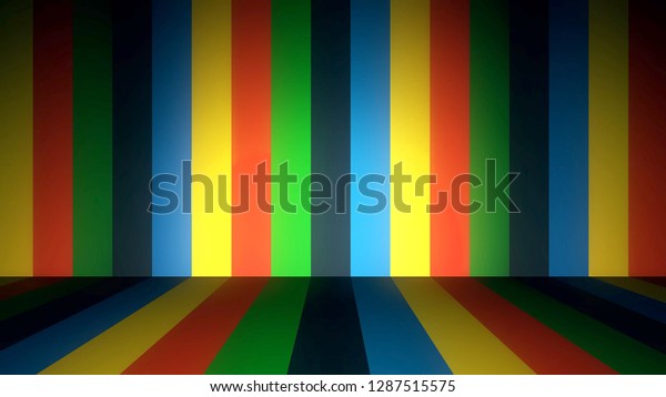 Color Lines High Definition Cgi Motion Stock Illustration 1287515575