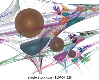 color network and nice fractal
