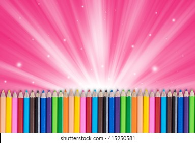 sparkle colored pencils