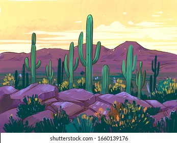 Desert Scene High Res Stock Images Shutterstock