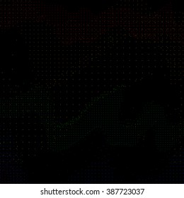 Color sphere abstract digital background