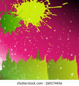 Color splash background 