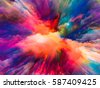 color explosion background