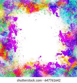 Color Spray Background Illustration Stock Illustration 647761642