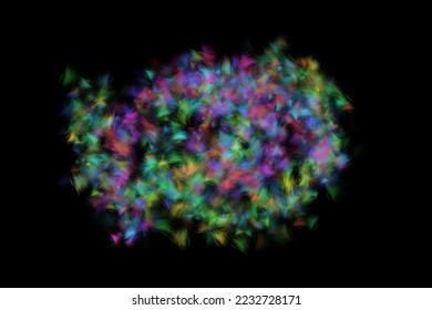 Color textures with 2D rendering