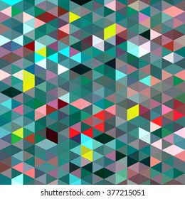 Vector Abstract Geometric Cube Triangle Angular Stock Vector (Royalty ...