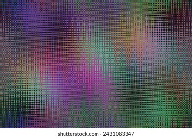 Color wave pattern with 2D rendering