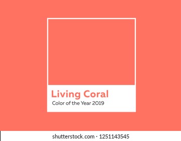 Color Of The Year 2019 Living Coral.