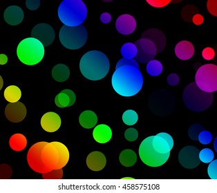 colored circles background