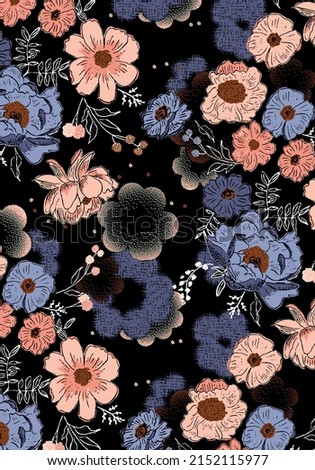 Colored fabric pattern texture Ethnic and tribal motifs. Print in the bohemian style. illustration. wallpaper and background