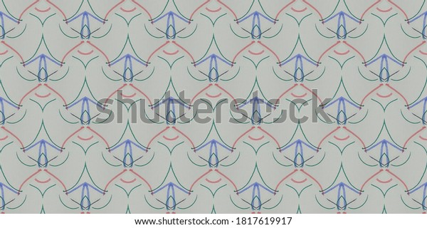 Colored Graphic Paper. Soft Geometry. Seamless\
Print Pattern. Simple Paper. Geo Design Drawing. Drawn Template.\
Hand Elegant Paint. Colorful Geo Texture. Wavy Zig Zag. Colorful\
Geometric Zigzag