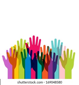 Hands Vector Stock Vector (Royalty Free) 151670066