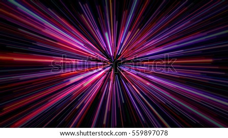 Colored Motion Rays Of Purple Lights Explosion Lines Abstract Background