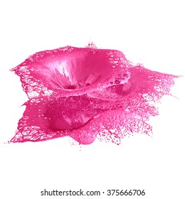 Colored paint splash.