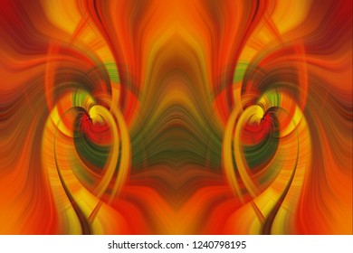 Colored Twirl Background Desktop Texture Double Sweeping Heart-shaped
