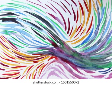 Colorful abstract art, creative design. Textile pattern.