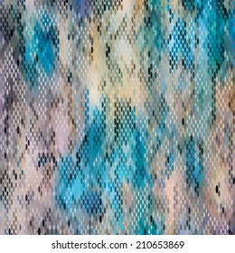 Colorful abstract background. Modern stylish snake skin texture. Square illustration