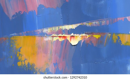 Colorful abstract background. Texture of oil paint. High detail.