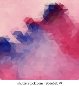 Colorful Abstract Background With Triangles