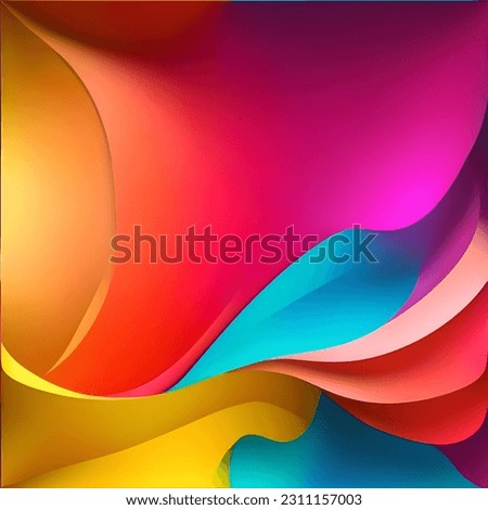 Similar – Image, Stock Photo Kunterbunter Congratulations