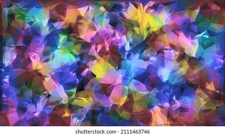 Colorful Abstract Floral Background. Colorful Abstract Artwork. Colorful Abstract Illustration. Colorful Floral Background.