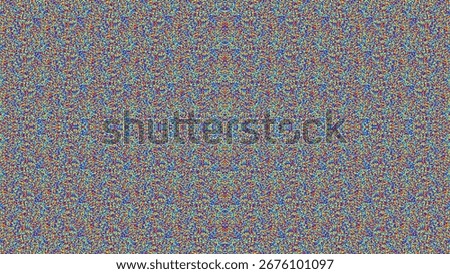 Colorful abstract noisy pixel pattern, great for optical illusion or hidden image concepts