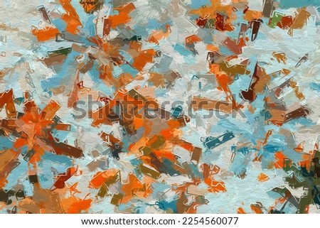 Colorful abstract pattern. The brush stroke graphic abstract. Art nice Color splashes. Background texture wall and have copy space for text.