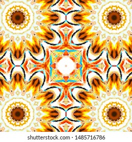 Colorful abstract pattern for textile and design