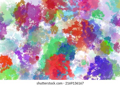 Colorful Abstract Patterns 2D rendering