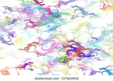 Colorful Abstract Patterns 2D rendering
