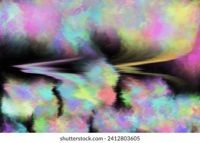 Colorful Abstract Patterns 2D rendering