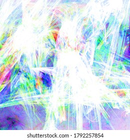 Colorful Abstract Patterns 3D rendering
