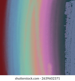 Colorful abstract vertical gradient background with soft textured brush strokes. Blended hues of red, blue, teal, pink, and purple create a vibrant and dreamy atmosphere. Ideal for digital wallpaper