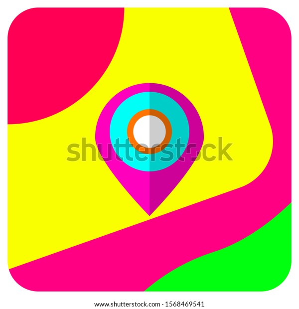 Colorful App Icon Design Template Stock Illustration 1568469541