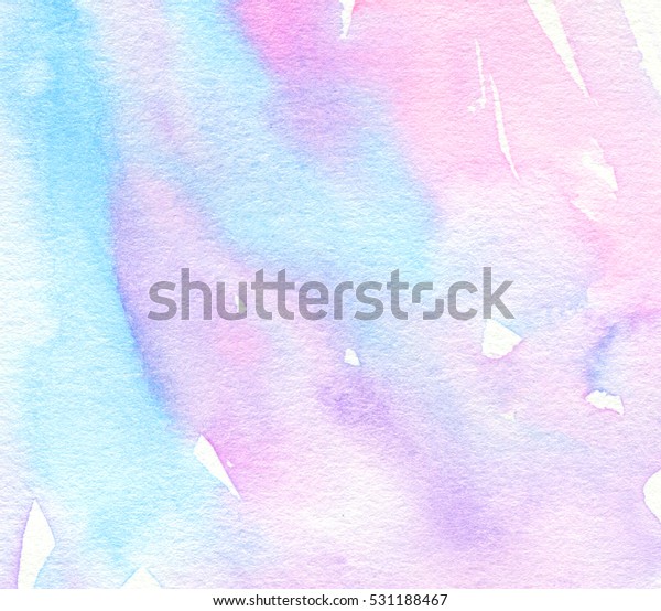 壁紙 カード用のカラフルな青い紫色のピンクの水色の湿式ブラシペイントの液体背景 水彩の明るい色の抽象的手描きの紙のテクスチャ背景に テキストデザイン ウェブ 印刷用の鮮明なエレメント のイラスト素材