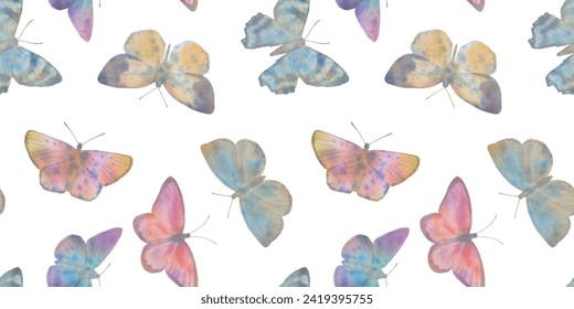 mariposas coloridas aisladas en