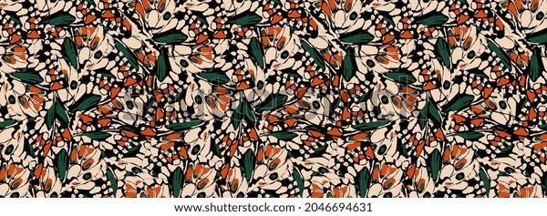 colorful butterfly seamless textile pattern