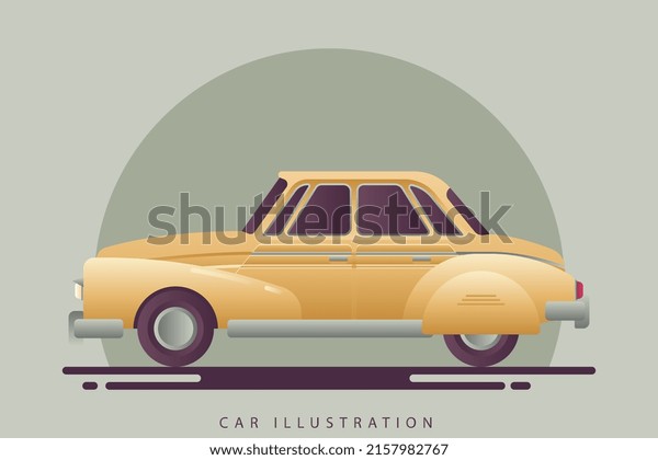 Colorful Car illustration\
design art
