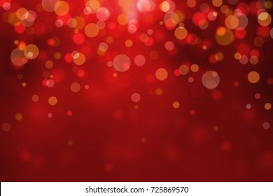 Colorful Christmas De-focused Background