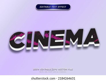 Colorful Cinematic Text Editable Effect