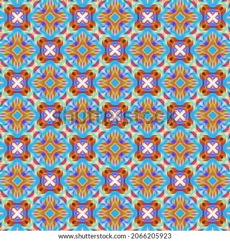 Colorful continuous seamless textile pattern,textile fashion print, colorful digital illustration. Wallpaper background