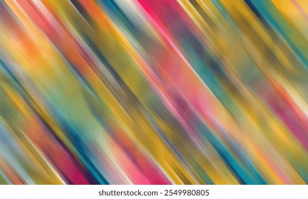 Colorful diagonal stripes pattern backdrop in pink, yellow, blue, and orange