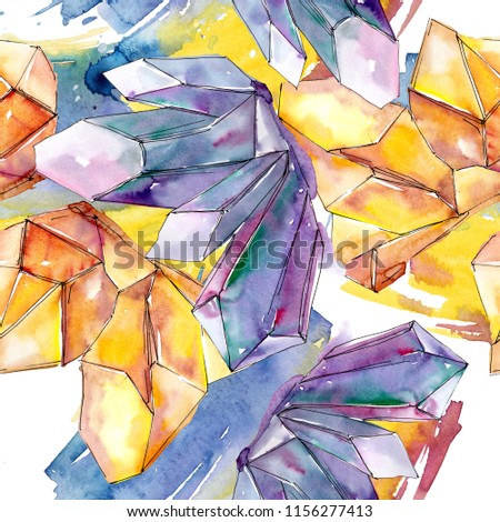 Colorful Diamond Rock Jewelry Mineral Seamless Background Pattern Fabric Wallpaper Print Texture Geometric Colorful Diamond Rock Jewelry Mineral Seamless Background Pattern Fabric Wallpaper Print Texture Geometric