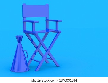 Colorful Director's Chair - 3D