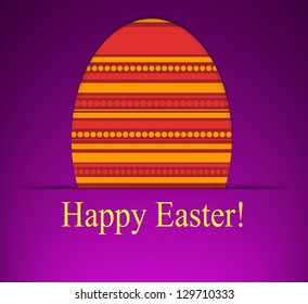 Colorful Easter card