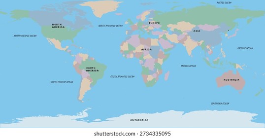 Colorful Educational Map Background Remake