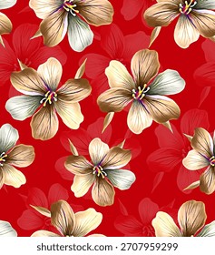 Flor colorida con diseño