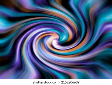 Colorful Fluid Twirling Abstract Background